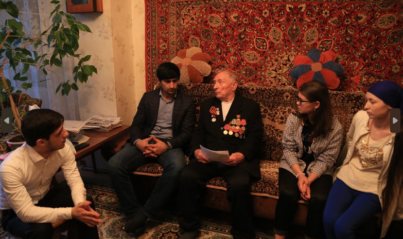 «Воспоминания солдата победы» - в гостях у ветерана ВОВ Юрия Петрухина